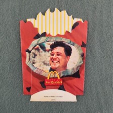 Vintage McDonald's The Flintstones Large French Fry Box Fred Flintstone - 1993