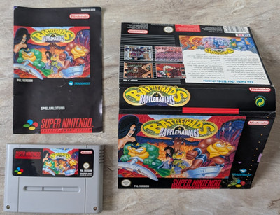 SNES Super Nintendo Spiel - Battletoads in Battlemaniacs - Spielanleitung