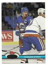 THOMAS STEEN 1991-92 STADIUM CLUB CARD NEAR MINT CONDITION