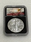 2017 Silver Eagle NGC MS 70 First Releases Black Core w/ Bald Eagle Label (451)