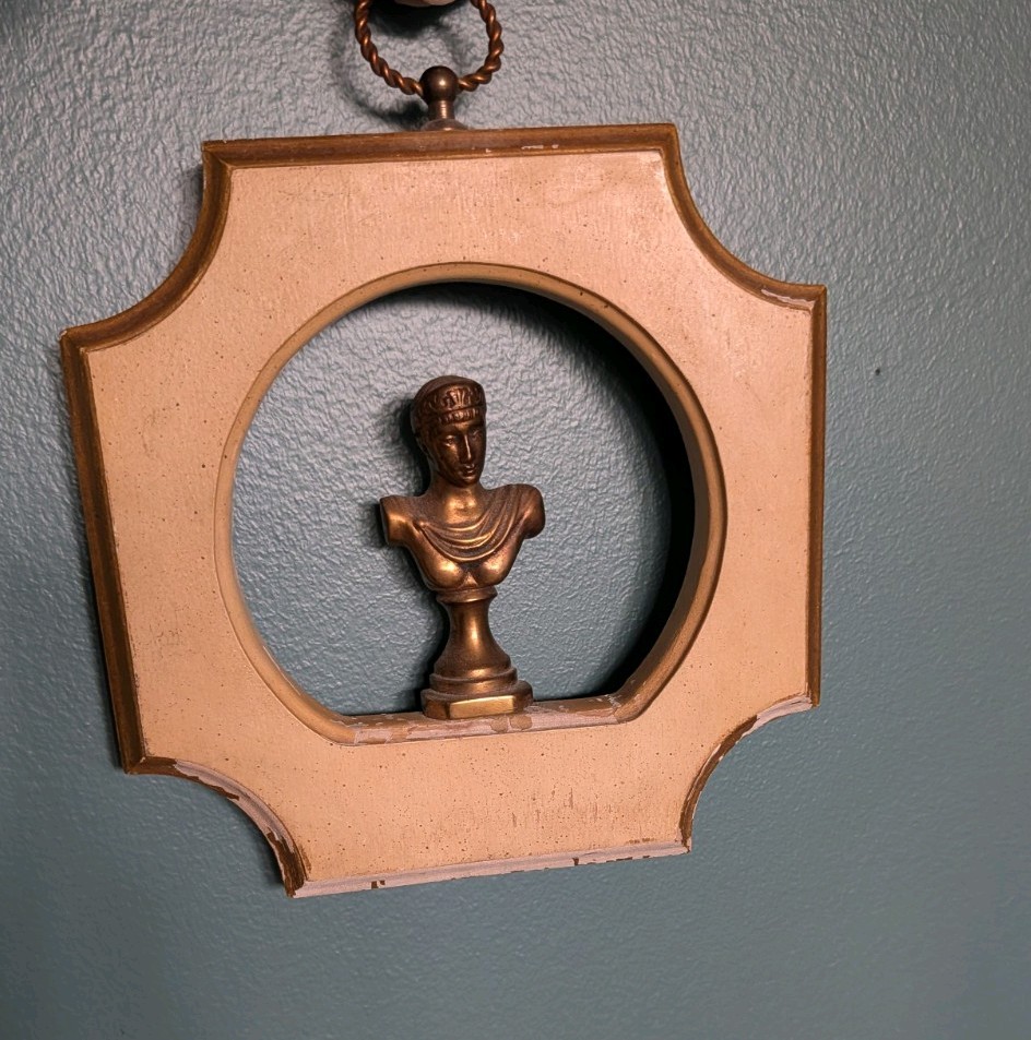 Classic Revival Wall Mount Circa 1960's Ready To Hang