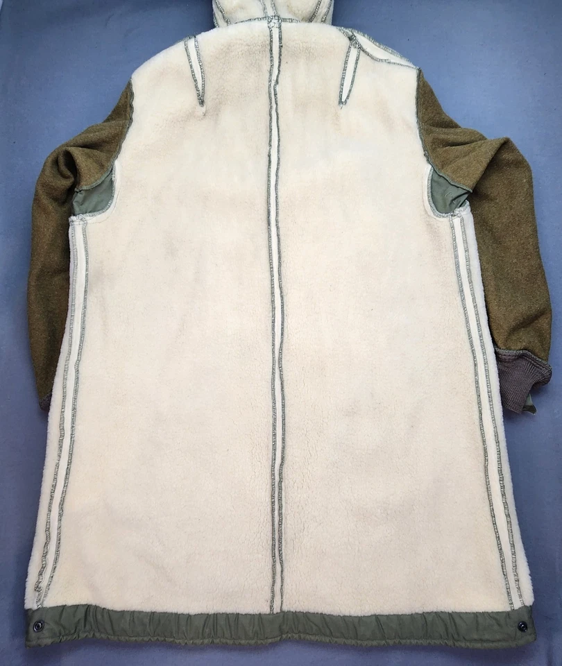 M47 1951 US Military Parka Overcoat With Pile Liner Korean War Fleece Air Force - Image 4 of 4