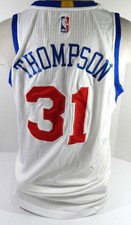 2014-15 Philadelphia 76ers Hollis Thompson #31 Game Used White Jersey XL DP50960