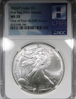 2024-P American Silver Eagle NGC MS70 First Star Privy One Of First 50K SPOTTING