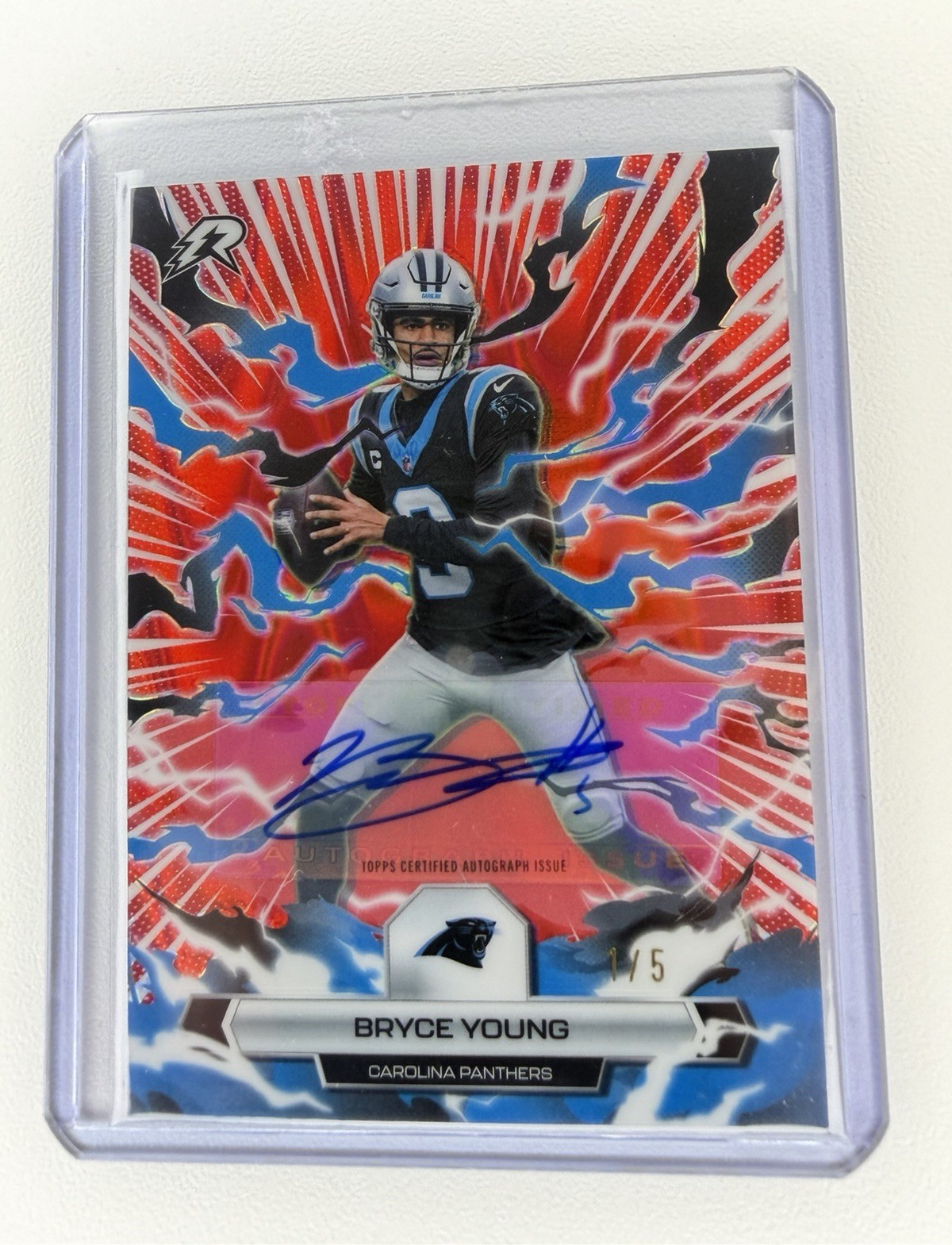 Topps 2026 Resurgence Bryce Young #13 Auto /5 Carolina Panthers  1st on Print🔥