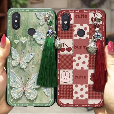 MYDING-Phone Case for Xiaomi Mi 8,  Silicone Fashion Design Waterproof TPU Bell