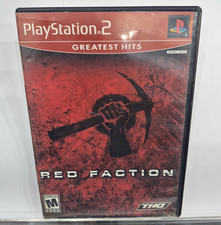 THQ Red Faction Greatest Hits Sony PlayStation 2 2001 M NTSC-U/C With Manual