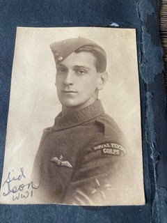 WWI PHOTO SOLDIER SACKVILLE NEW BRUNSWICK RACF ROYAL CANADIAN AIR FORCE PHOTO
