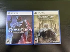 Robocop Rogue City UNSEALED & Robocop Unfinished Business SEALED- Playstation 5