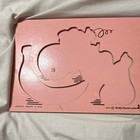 Judy/Instructo Vintage 1975 Wooden Fruits Tray Puzzle Board w/ 5 Pieces — photo 3