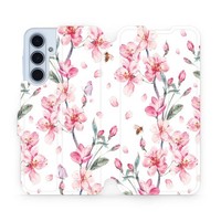 HandyhüLle Mit Klappe FüR Galaxy M35 5G Mobiwear Case Flip Cover Rosa FrüHling