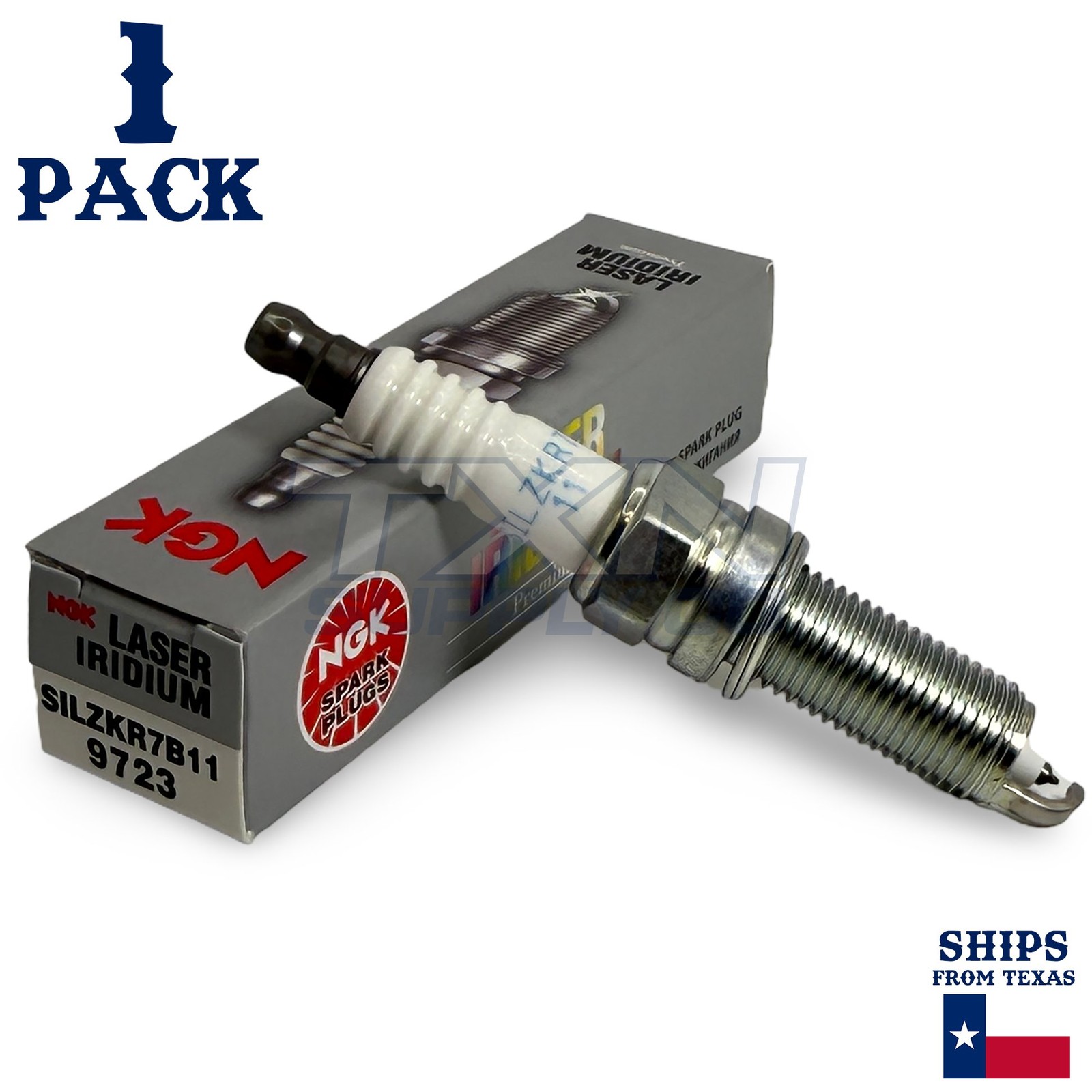 1 Pack NGK V-Power 9723 Spark Plugs SILZKR7B11