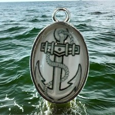 NEW Roped Anchor Pendant Charm