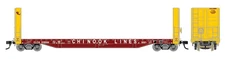 Homeshops Atlas 51'6" Bulkhead Flatcar - Freelance Railroad Chinook Lines #52812