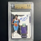 2017-18 Panini Impeccable De’Aaron Fox Rookie Patch Silver Auto #/25 BGS 9.5 RC