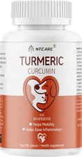 Turmeric for Dogs Anti Inflammatory Pain Relief -Dog Relief-120 yellow