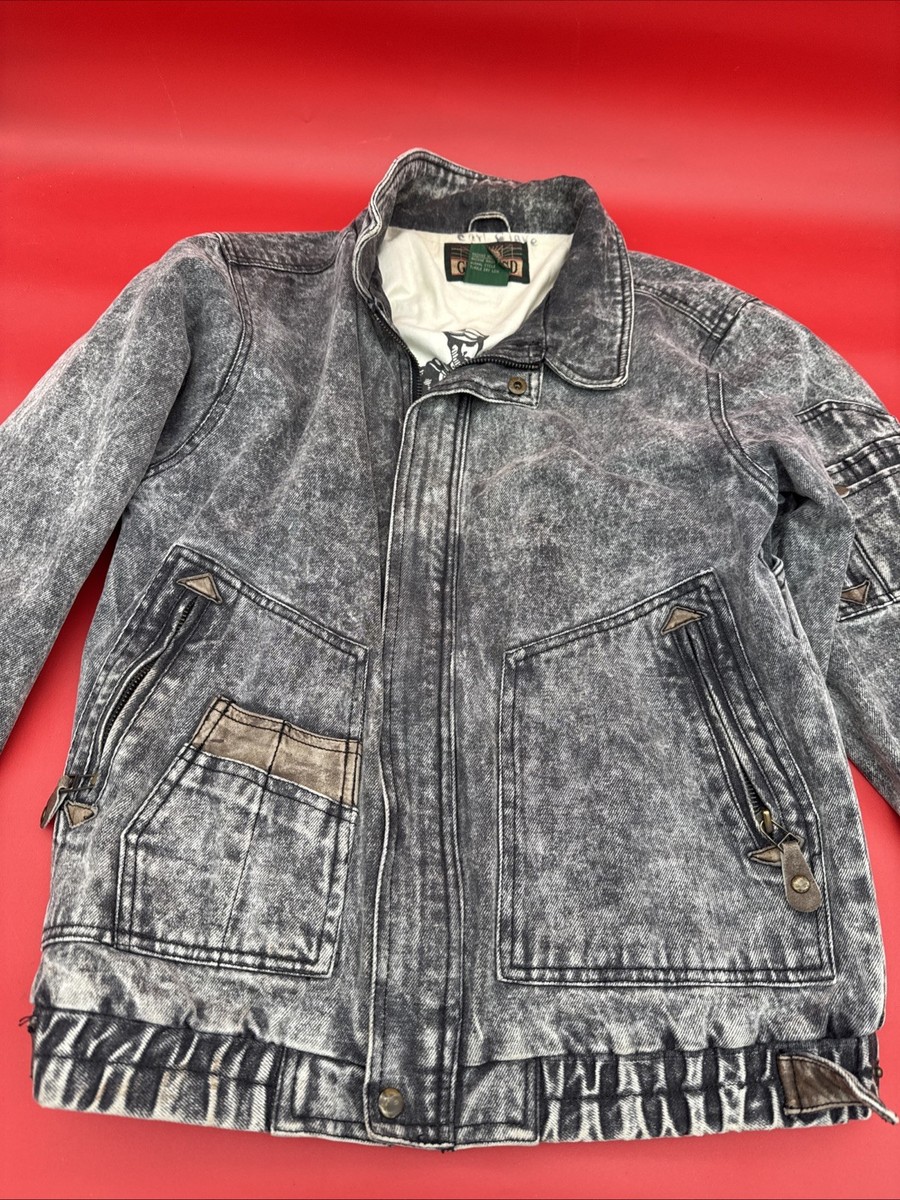 Vintage denim jacket from the 80s or 90s great land touring