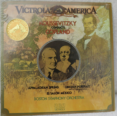 Koussevitzk Conducts Copland- Victrola America RCA AVM1-1739Mono