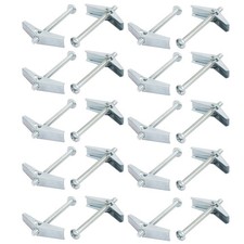 20 Pcs M4 x 50mm Male Thread Toggle Bolt HOLLOW WALL Spring Loaded Toggle Bolt