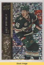 2021-22 Upper Deck Series 1 Speckled Rainbow Foil Jared Spurgeon #92 READ 12l5