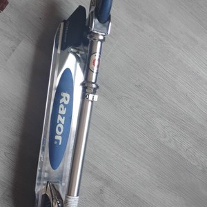 Razor A Kick Scooter Folding Silver/Blue, Suitable for Off Road