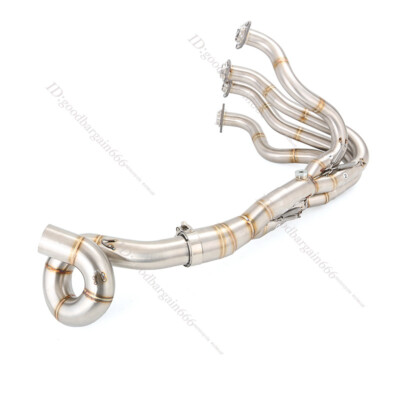 For Kawasaki Ninja ZX6R ZX636 2009-2024 51mm Exhaust System Header Mid Link Pipe