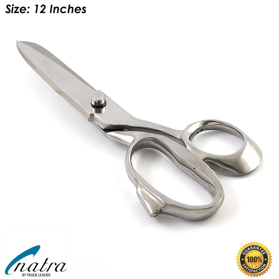 Tijeras de Sastre 12'' Tijeras Tela Coser Textil Ropa Casa Tijeras 30CM - Imagen 3 de 4