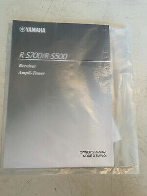 Yamaha R-S700/R-S500 Owner's Manual / Mode d'emploi (English + French