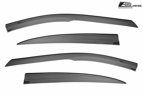 For 04-08 Acura TL JDM MUGEN Style Side Window Visor Vents Rain Deflector Guard - Picture 2 of 6