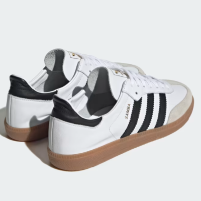 Adidas Samba Decon Leather Shoes 'White Gum' - IF0642