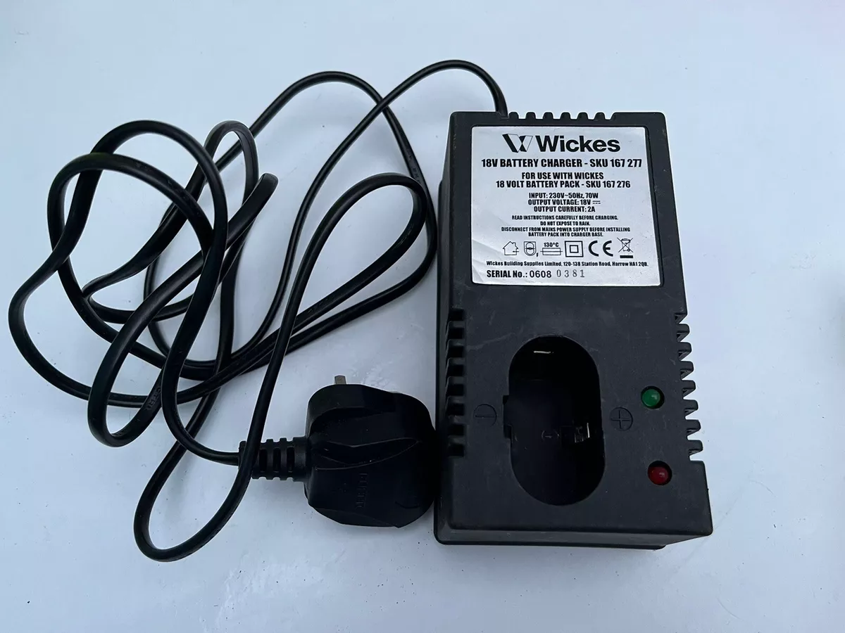 Wickes drill battery charger sales
