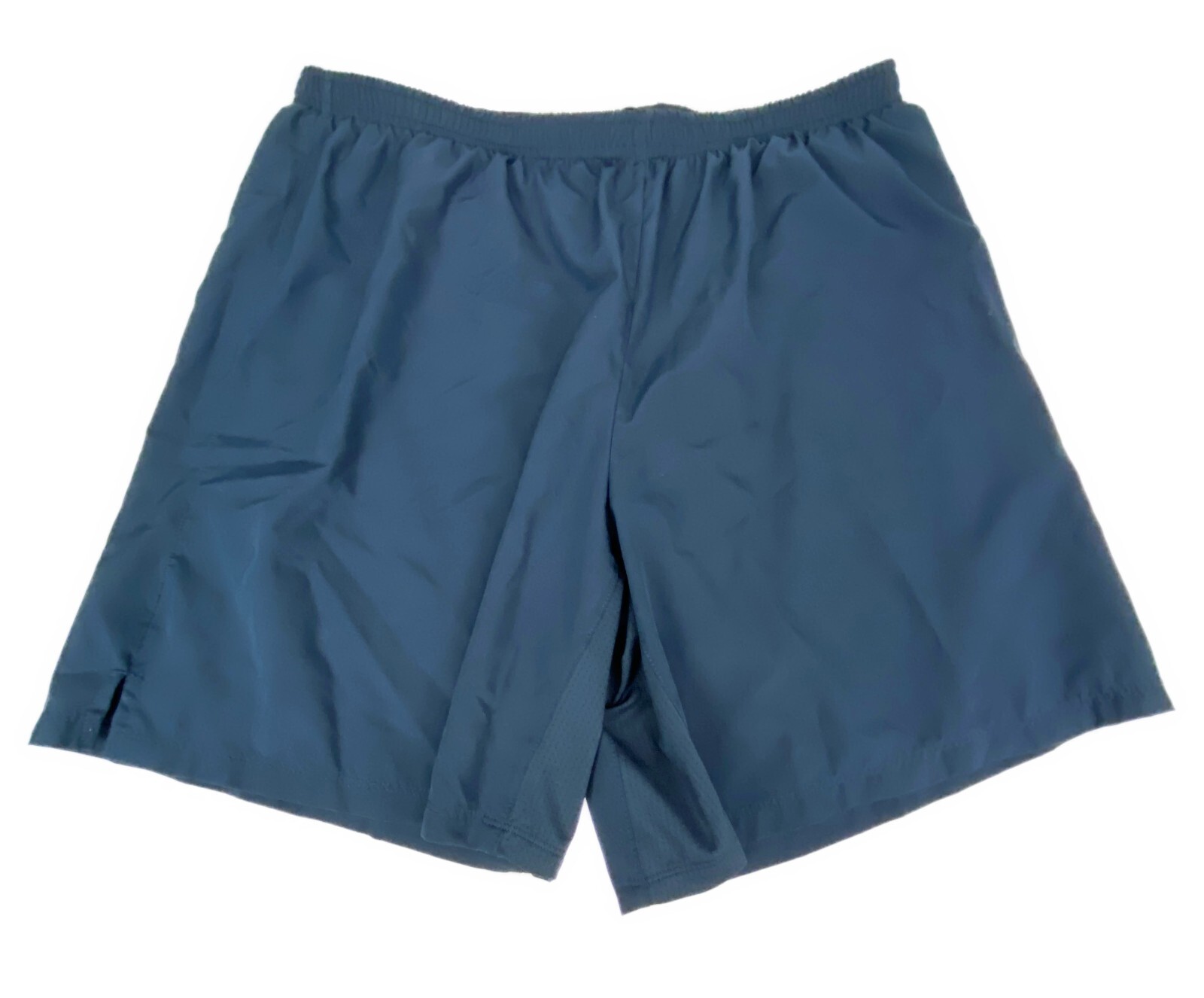 Mens XL Reebok Shorts with Liner Navy Blue Pockets Drawstring Elastic Waist