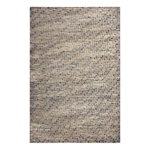 Uttermost Imara 108x144" Coastal Hand Woven Wool Rug in Navy Blue and Natural - Picture 2 of 4