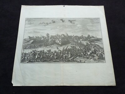 De verovering van Coeverden met casteel - 1672 Niederlande - Romeyn de Hooghe 