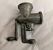 Vintage Salesman Sample Miniature Toy Childs Play Meat Grinder Cast Metal