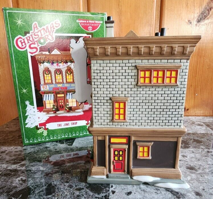 Department 56 A Christmas Story Village The Joke Shop 45544331890 eBay