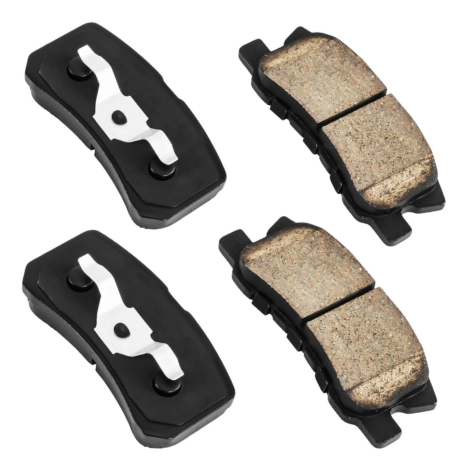 High-Performance 4-Piece Rear Ceramic Brake Pads for J200 Sebring Avenger Caliber Compass Patriot