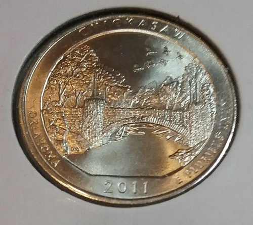 2011-P America the Beautiful Quarters Chickasaw — photo from the most recent tracked eBay sale