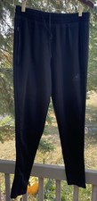 Adidas Climacool Pants Black Zip Front Pockets  Zip Ankles Womens M Active