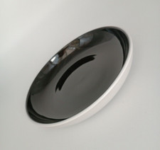 Servizio 6 Piatti Fondi Marini Collection Coupé Nero Lucido Cm23