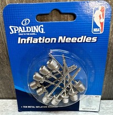Spalding Air Inflating Needles 10-Pack NBA for basketball, soccerball, football