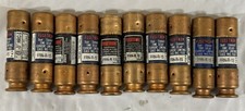 Bussmann Fusetron FRN-R-15 15 Amp Fuses Class RK5 250 Volt      LOT OF 10 