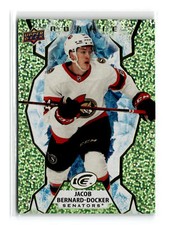Jacob Bernard-Docker 2021-22 Upper Deck Ice Green #140 RC Senators