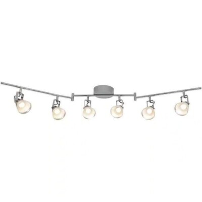 Easy Lite 6-Light 4 ft. Chrome Integrated LED Track Lighting Kit 