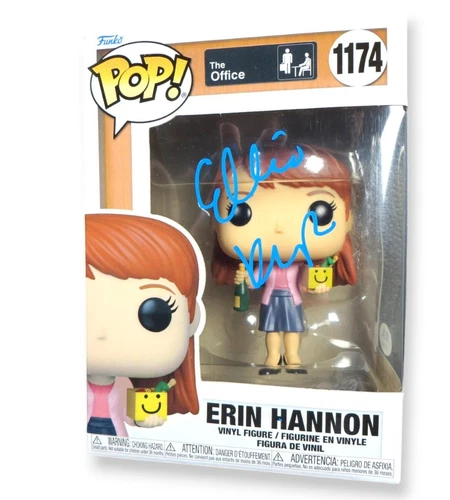 Ellie Kemper Signed Autographed Funko POP! Figurine The Office Erin PSA AO33842