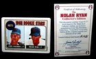 Nolan Ryan 1993 Topps Porcelain Card of 1968 Topps Rookie#/5000!Mets P GOAT HOF