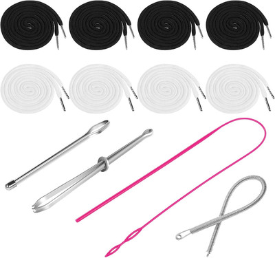 8PCS Drawstring Cord, Replacement Drawstring for Sweatpants, 57 Inch Drawstrings