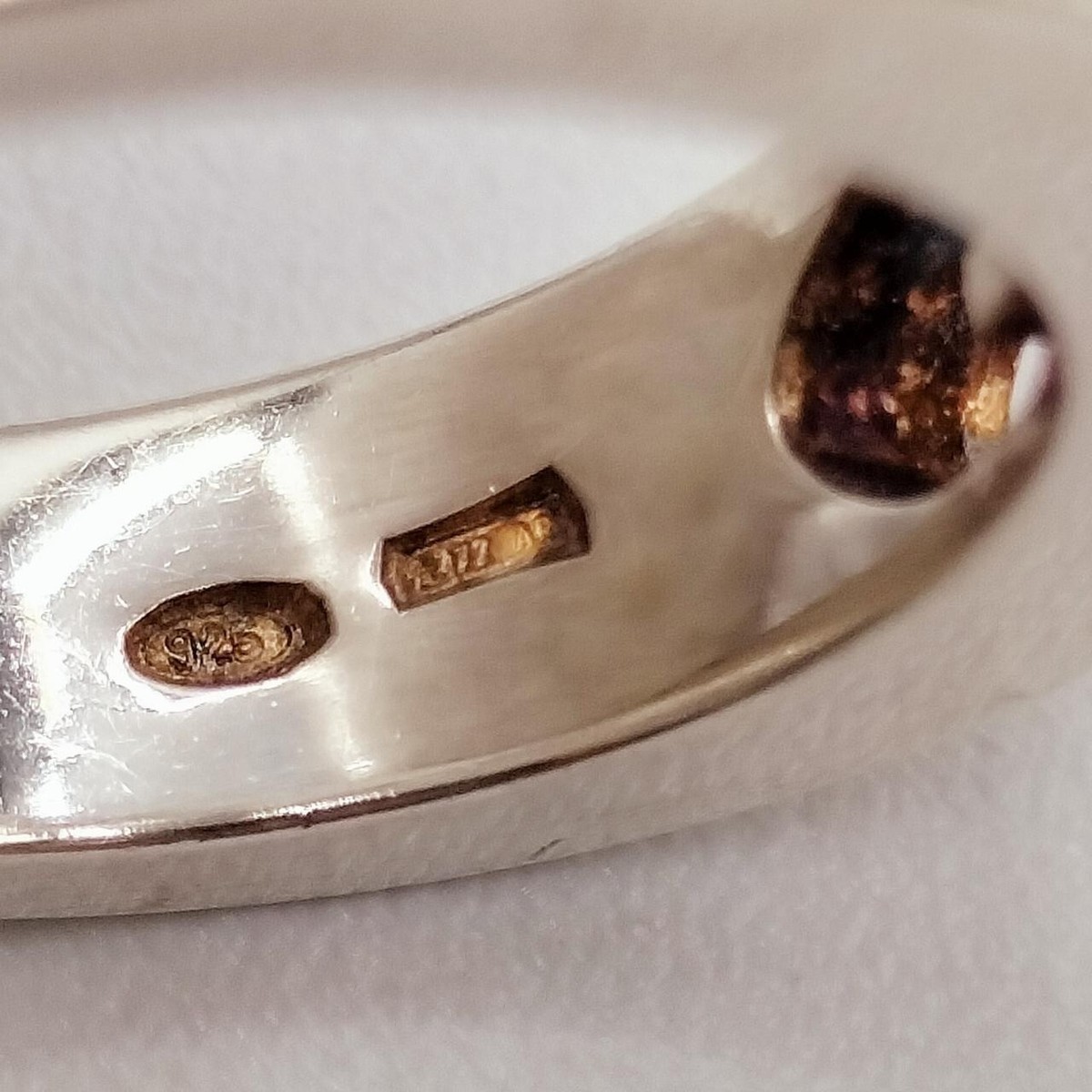 GUCCI Ring SV925 No.12 US6.5 Silver double G Logo Ring From Japan