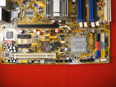 HP 5189-2129 Asus Ipibl-la Motherboard + 2.4ghz Intel Slacr CPU + I/O