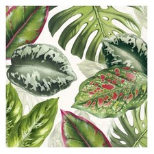 Exotic Leaves IHR Paper Table Napkins 33 cm square 3 ply lunch napkins